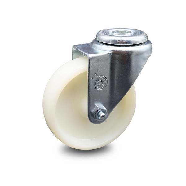 4 Inch Nylon Wheel Swivel Bolt Hole Caster